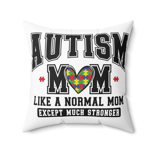 Autism Polyester Square Pillow