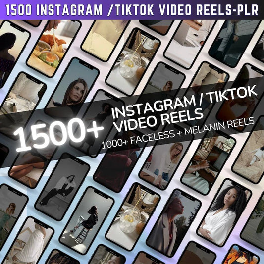 1500+ Instagram TikTok Video Reels Social Media Stock Videos, IG reels - Digital Product Store