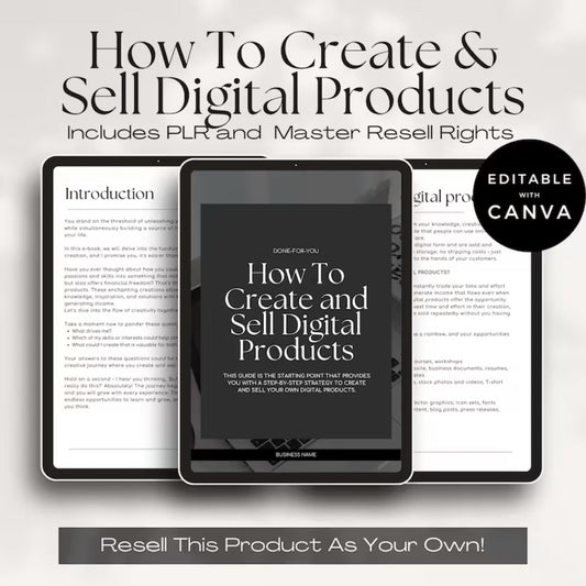 How To Create And Sell Digital Products - Digital Product Store