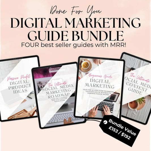 Digital Marketing Guide 4 Bundle - Digital Product Store