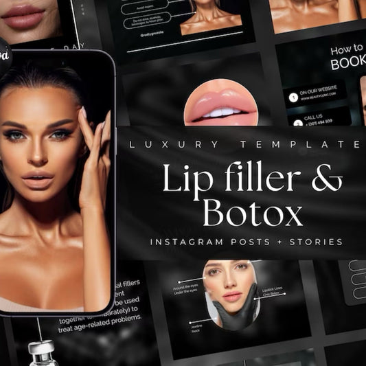 Lip And Filler Template - Digital Product Store