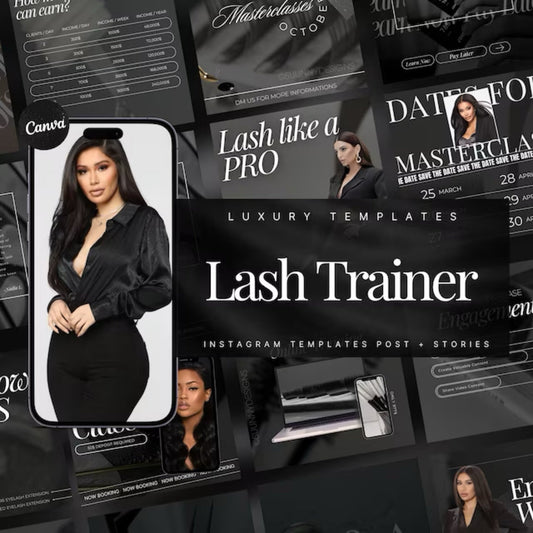 Lash Trainer Template - Digital Product Store