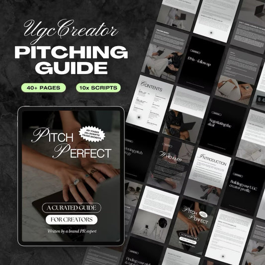 UGC Pitch Template - Digital Product Store