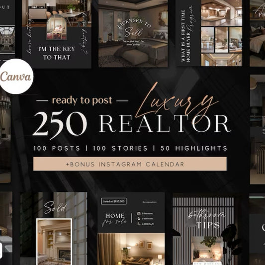250 Real Estate Template - Digital Product Store