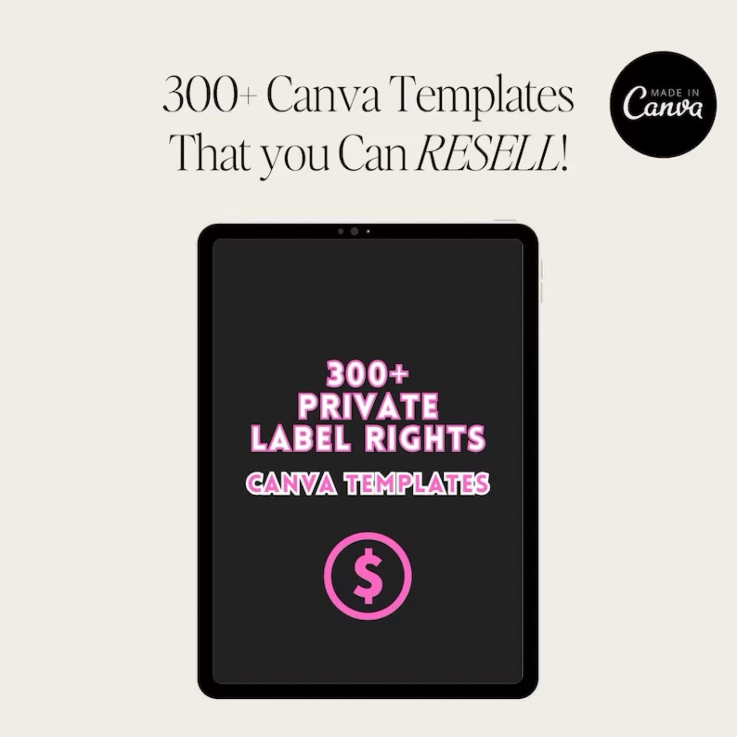 300 Canva Templates - Digital Product Store