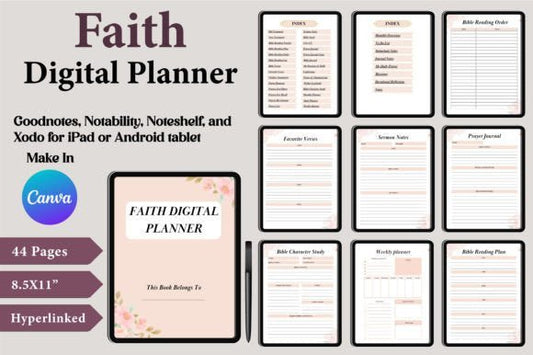 Faith Digital Planner - Digital Product Store