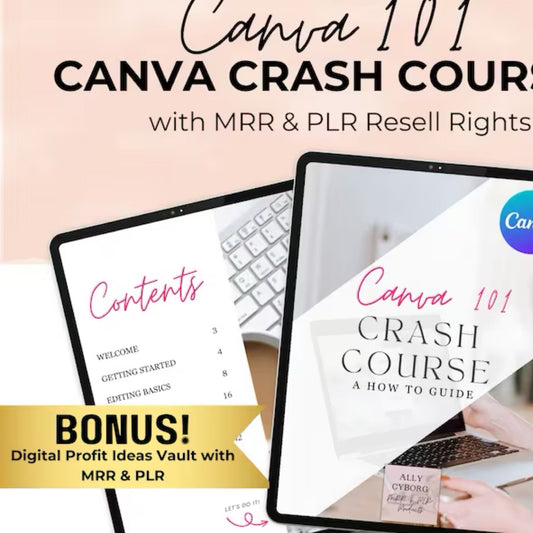Canva Crash Course - Digital Product Store