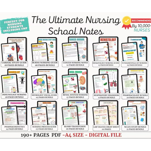 Nursing School Bundle - Digital Product Store