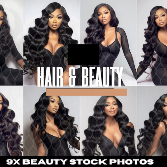 9 Hair Stock Photos - Digital Product Store