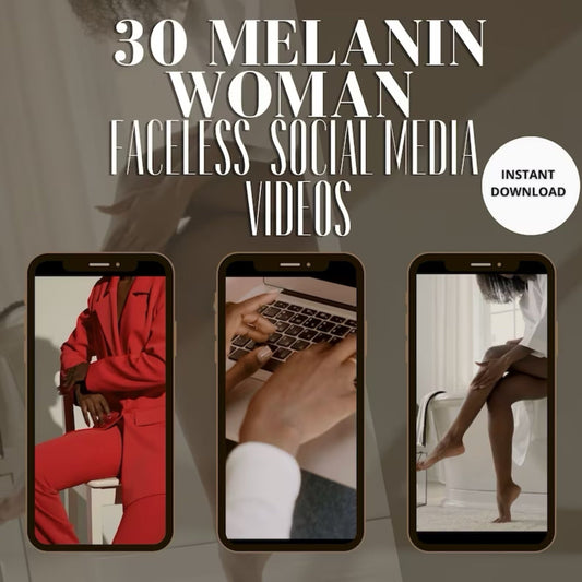 30 Melanin Aesthetic Reels - Digital Product Store