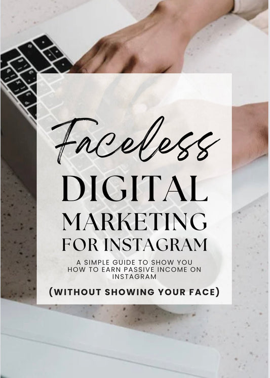 Faceless Digital Marketing Free Guide - Digital Product Store